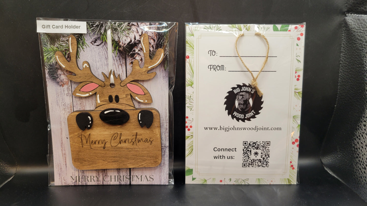 Reindeer Gift Card Holder