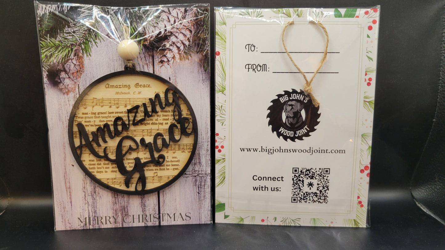 Amazing Grace Ornament