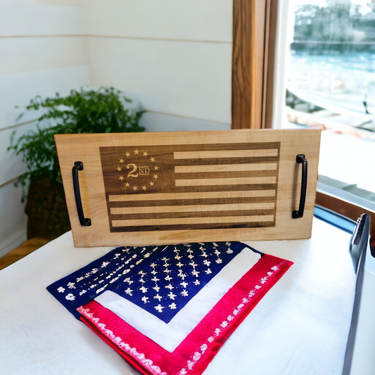 2nd Amendment Serving Tray