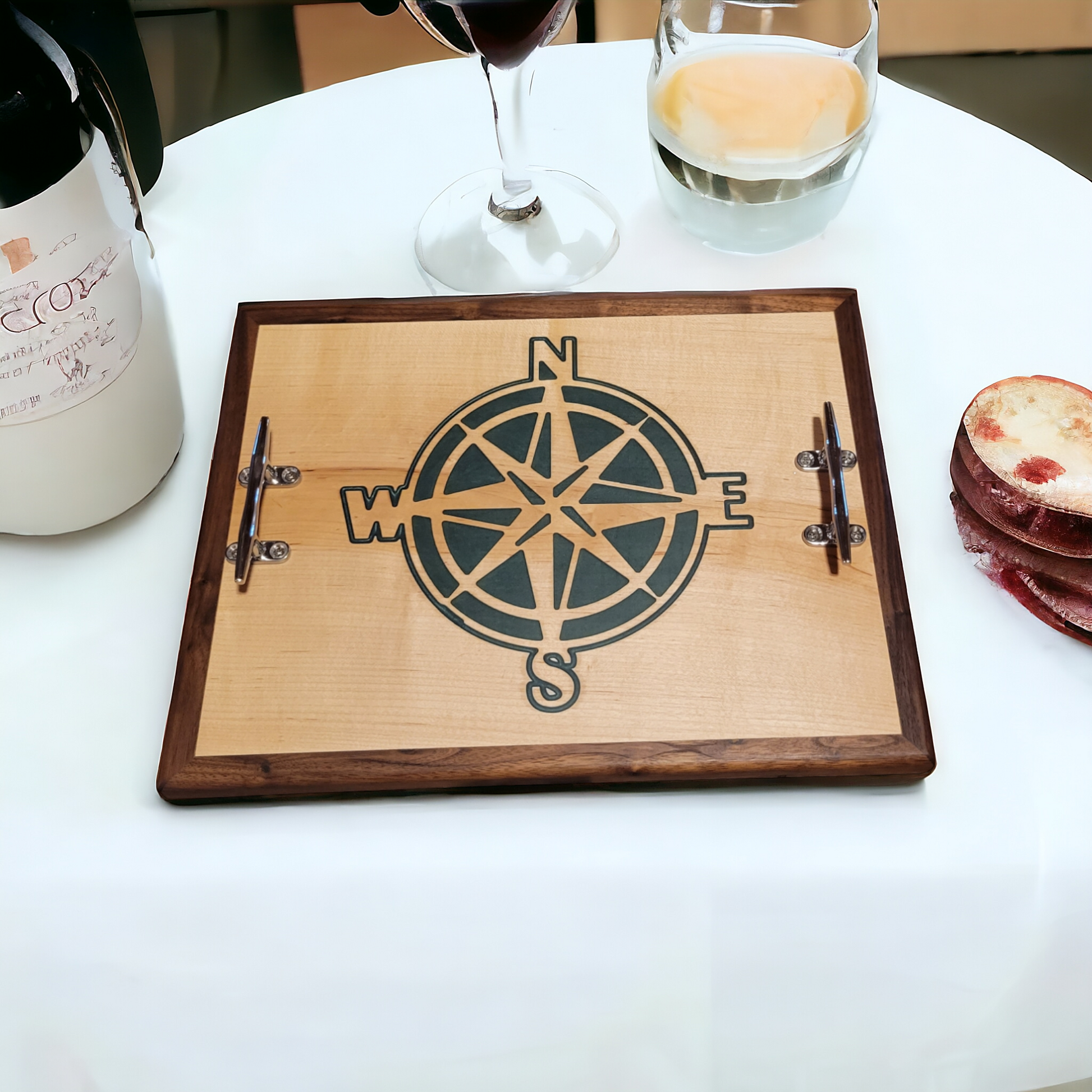 Compass Serving Board