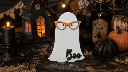 Nerdy Ghost Shelf Sitter