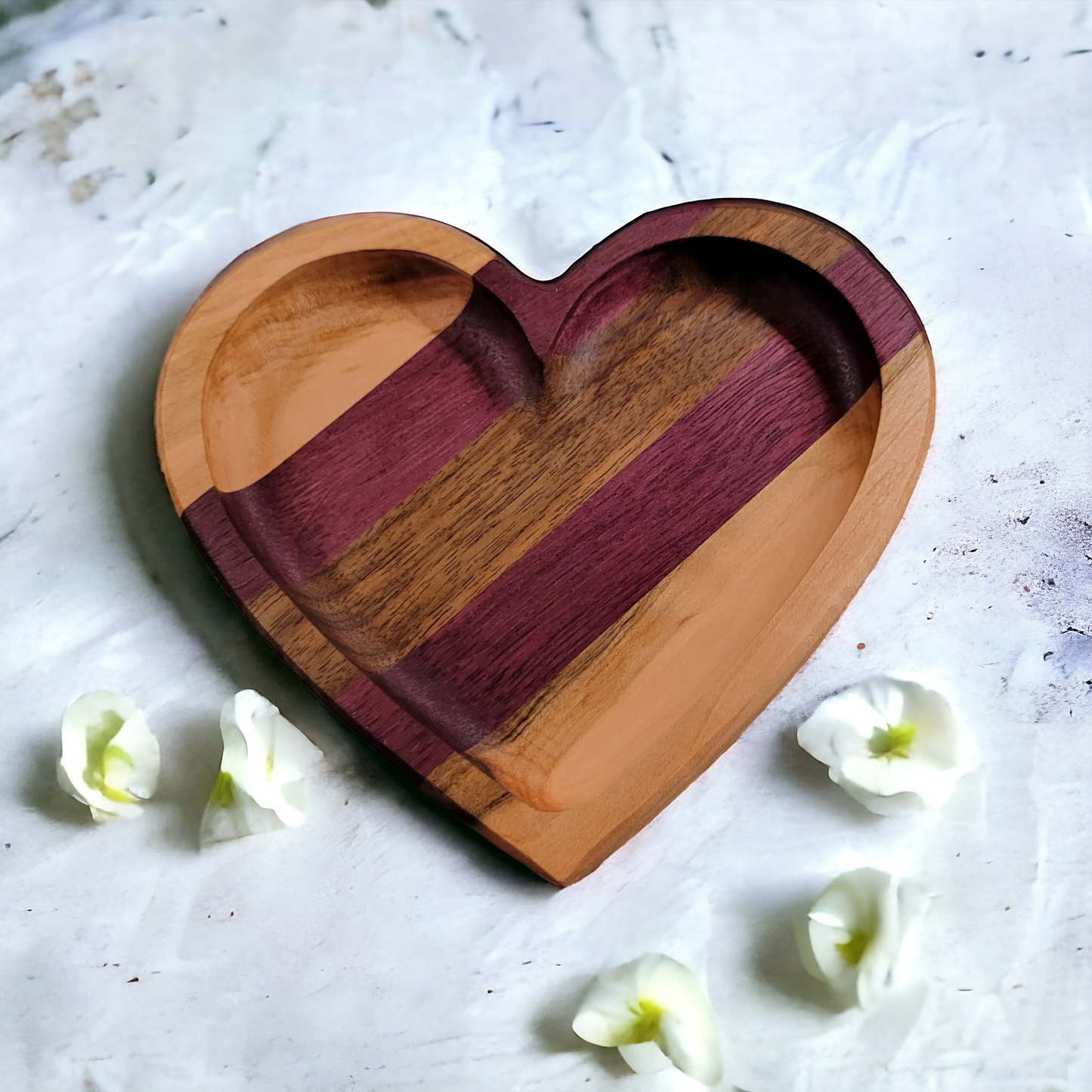 exotic wood keepsake tray