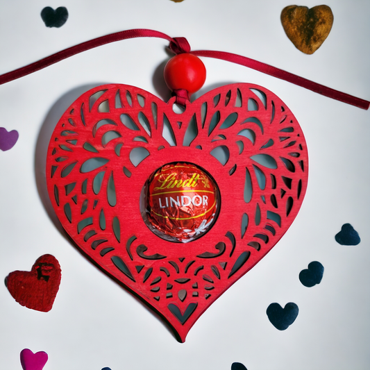 Heart with Chocolate Truffle