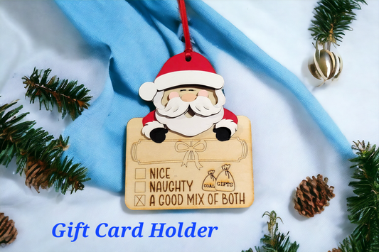 Santa Gift Card Holder