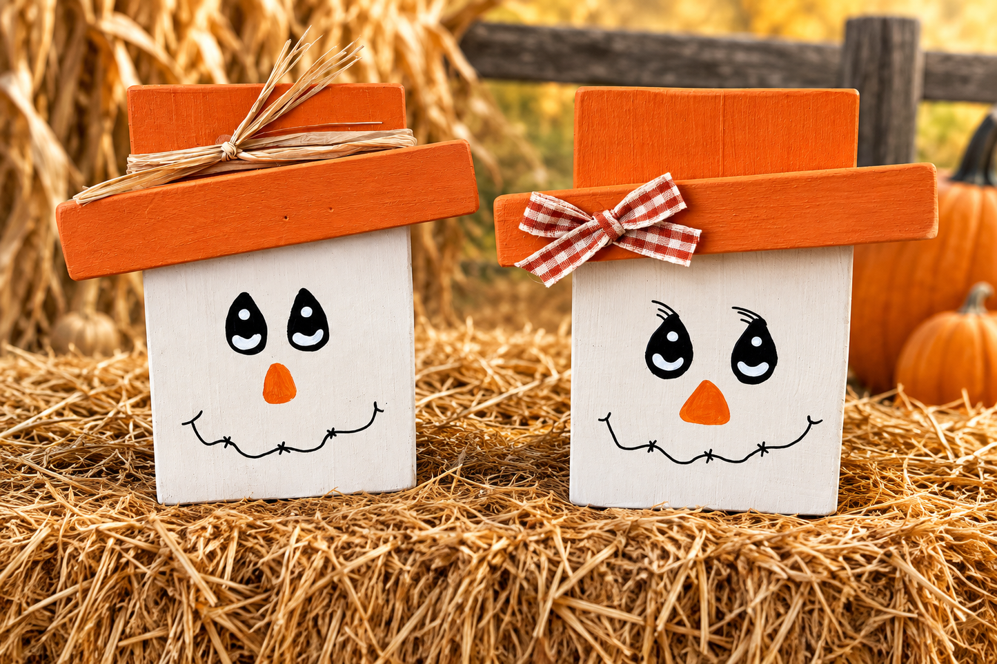 Set of Scarecrow Shelf Sitters